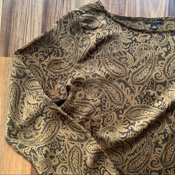 Vintage Ann Taylor Paisley Print Blouse - Picture 4 of 4